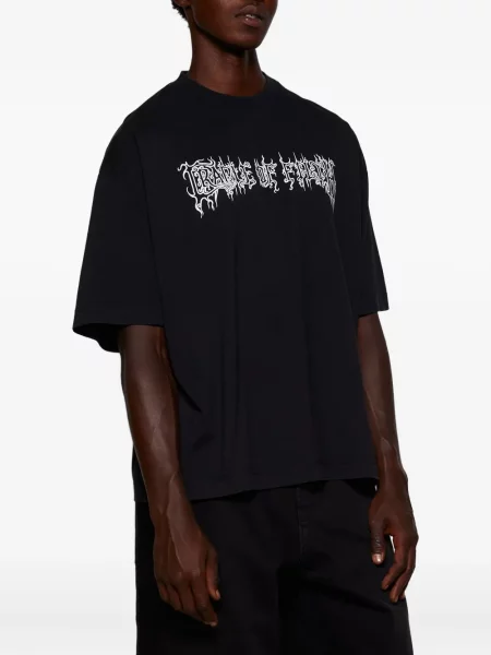 Tricou Vetements cu imagine negru