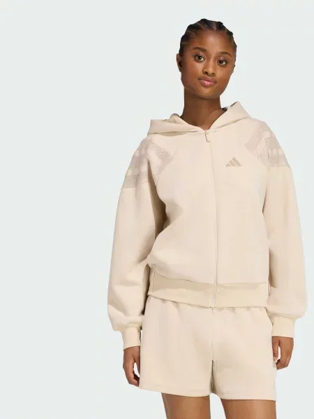 Кофта adidas перероблений бежевий