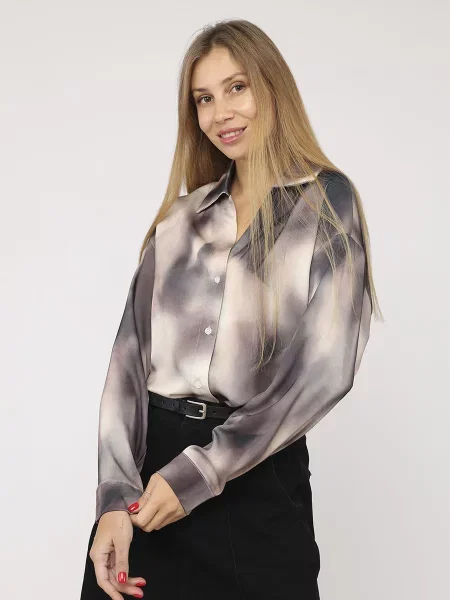 Сорочка повсякденна YUKI сірий