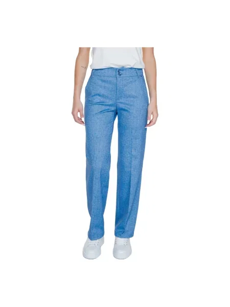 Spodnie Street One w miejskim stylu niebieskie