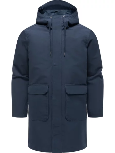Ragwear Palton de primăvară-toamnă marin albastru