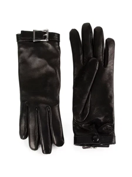 Mănuși Ann Demeulemeester din piele negru