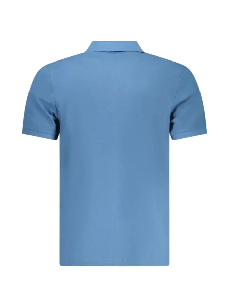 Tricou polo North Sails cu autograf albastru