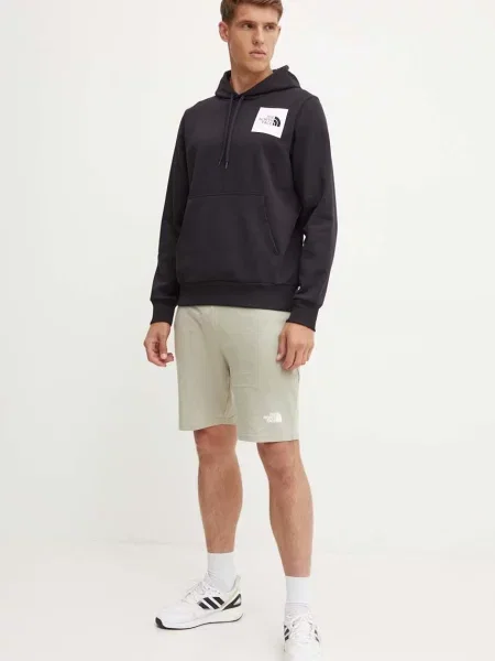 Hanorac cu glugă The North Face negru