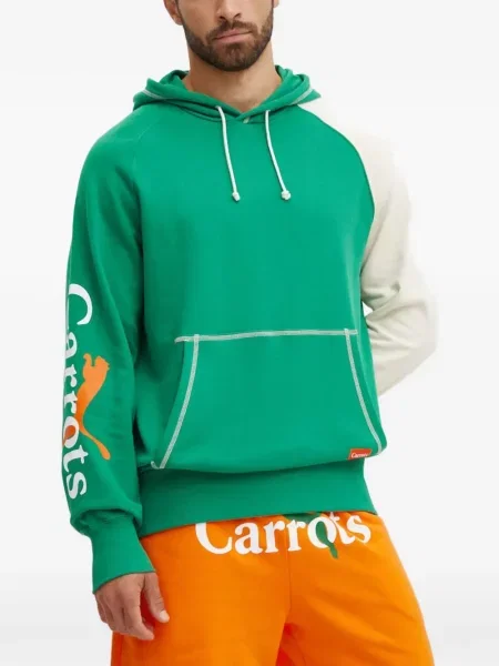 Hanorac cu glugă Puma cu imagine verde