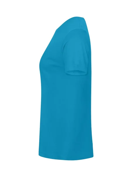 Clique Basic-T T-shirt turkus dopasowany krój – turquoise niebieska