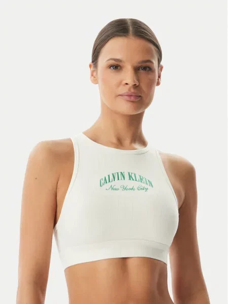 Biustonosz Calvin Klein klasyczny zielony