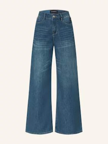 Elias Rumelis Jeansy Wide Leg Kalea blau niebieskie