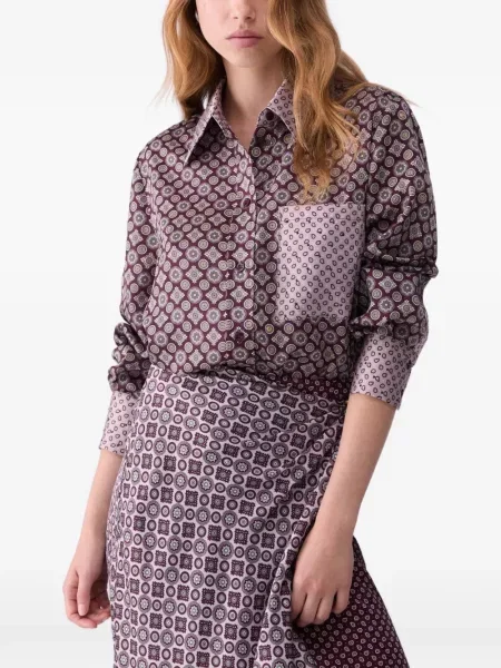 Cămașă Liu Jo din țesătură twill violet