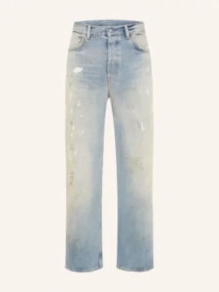 Acne Studios Dżinsy O Regularnym Kroju blau niebieskie