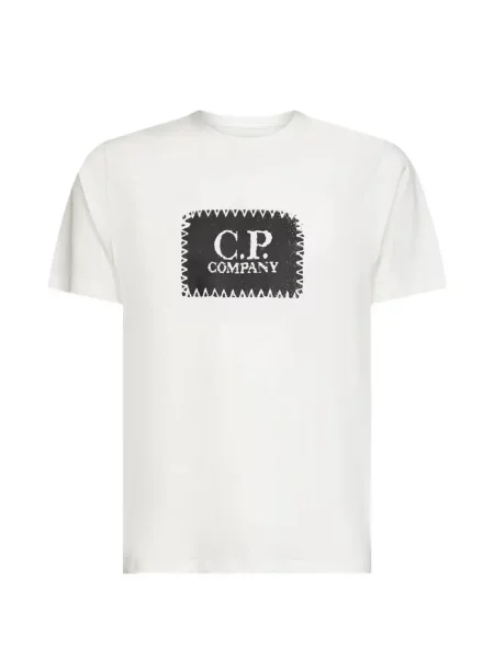 Tricou grafic C.p. Company cu imagine alb