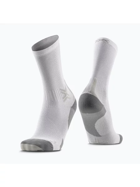 Шкарпетки X-Socks Run Discover Crew arctic white/pearl grey білі