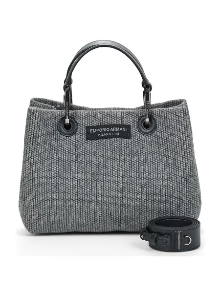 Crossbody kabelka Emporio Armani sivá