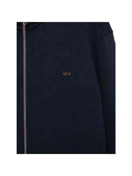 Bluza rozpinana Paul & Shark z logo niebieska