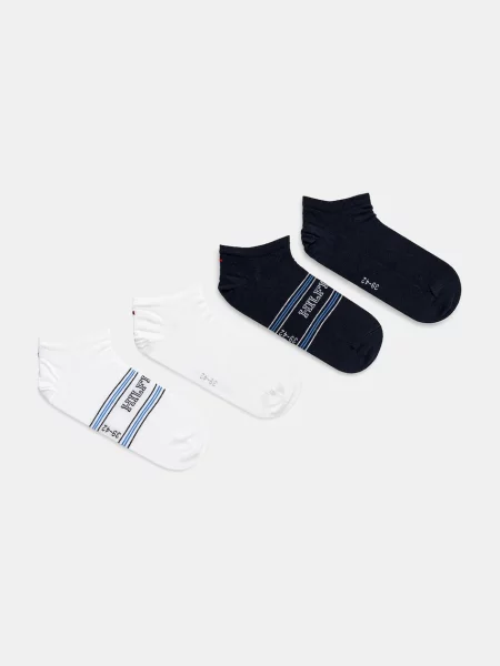 Nogavice Tommy Hilfiger mornarsko modra