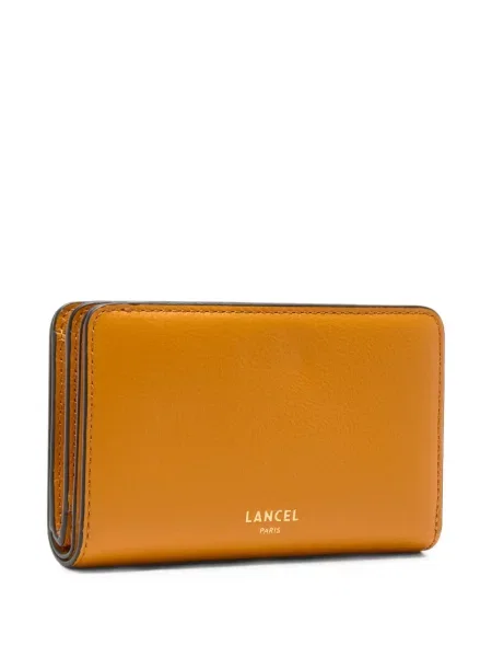 Portofel Lancel din piele portocaliu