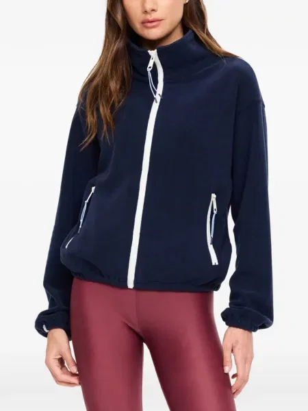 Geacă The Upside din fleece albastru