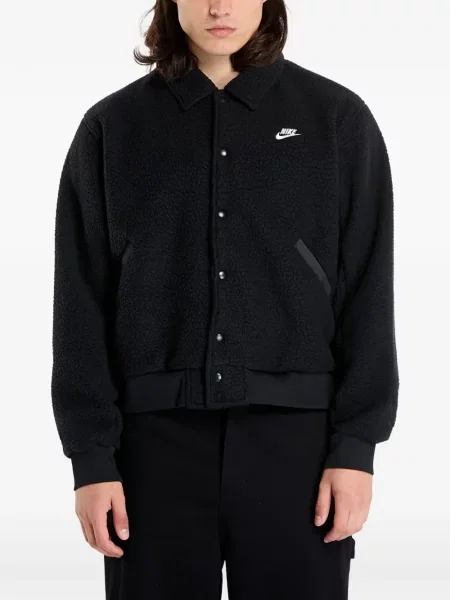 Boxeri Nike cu broderie din fleece verde