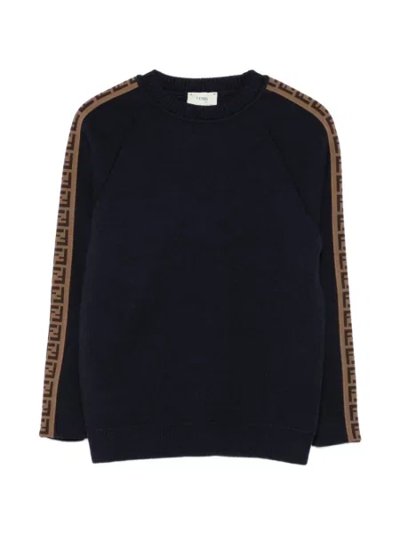 Sweter dziecięcy Fendi niebieski