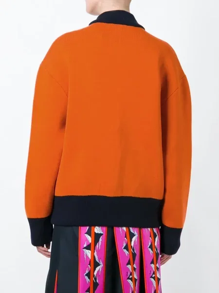 Cardigan Pucci cu imagine galben