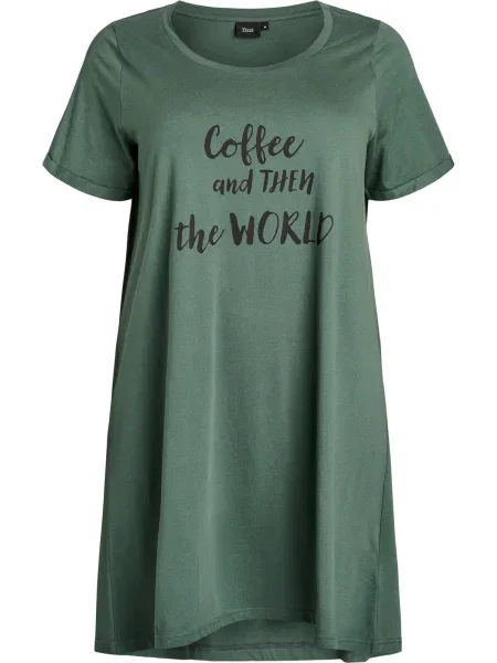 Zizzi Rochie Mally verde negru