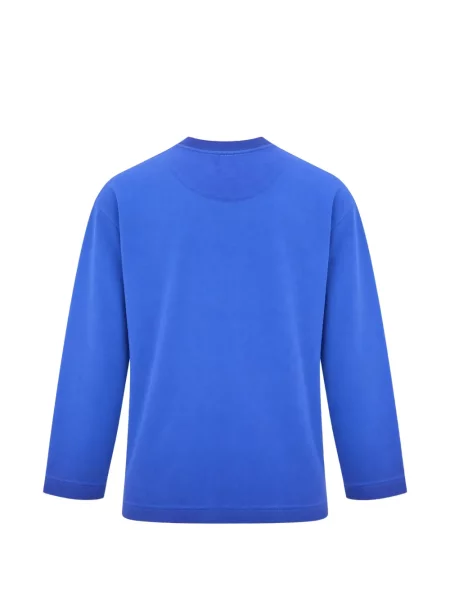 Lung tricou Flâneur cu imagine albastru