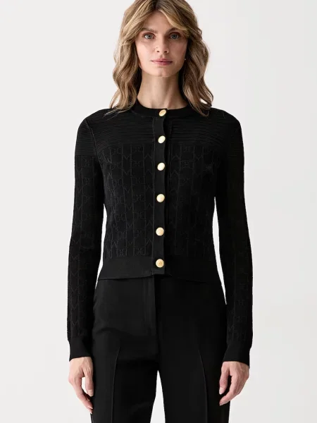 Marciano by Guess cardigan pentru femei cu vâscoză YAMNA negru