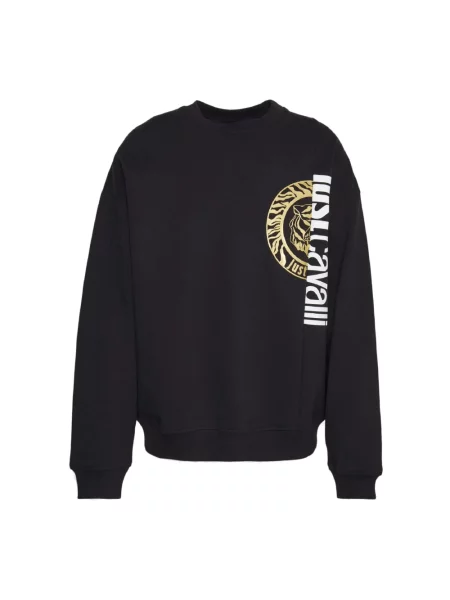 Bluza Just Cavalli z logo czarna