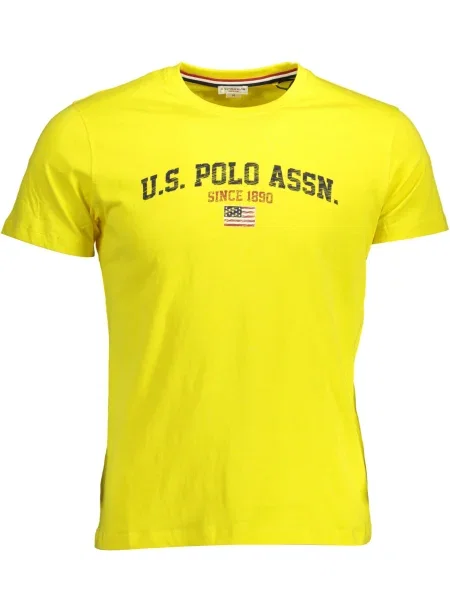 Polo U.s. Polo Assn. cu mâneci scurte galben
