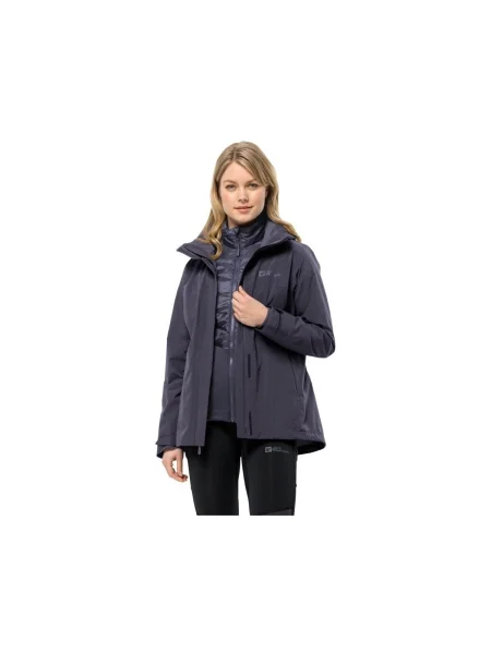 Geacă Jack Wolfskin negru