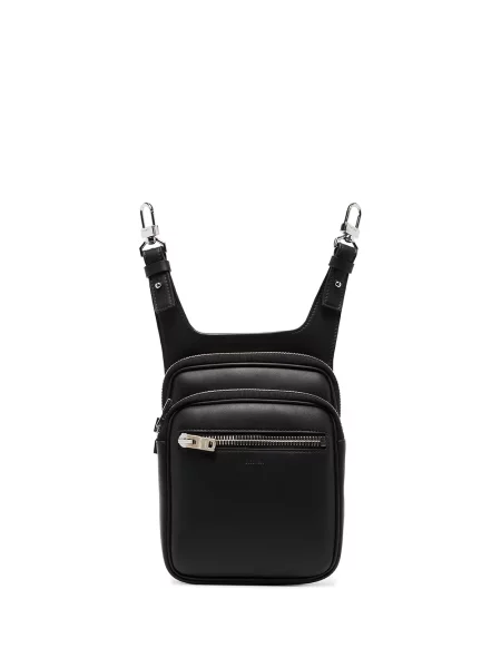 Kožni bedro remen Amiri crna