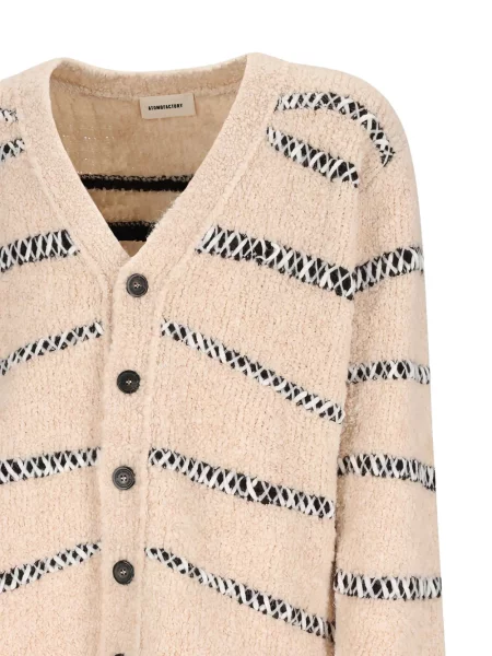 Pruhovaný kardigan Atomo Factory