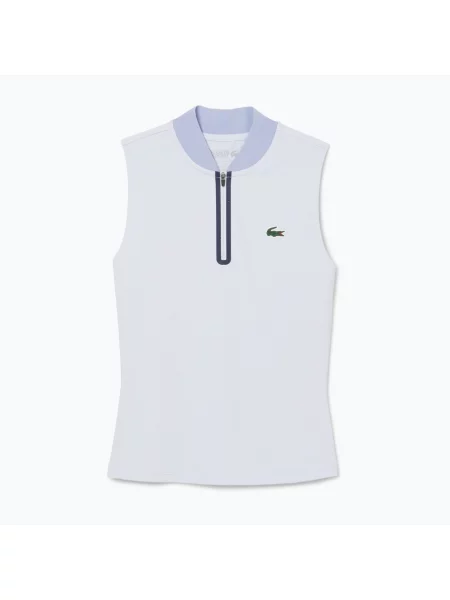 Tricou polo de tenis pentru femei Lacoste Polo white alb