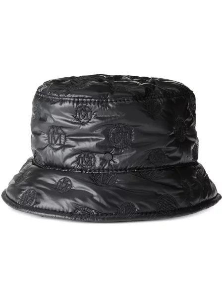 Pălărie Maison Michel cu broderie negru