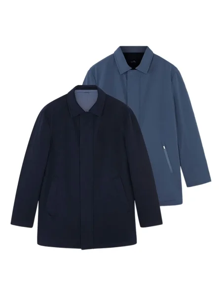 Palton Paul & Shark din cașmir albastru