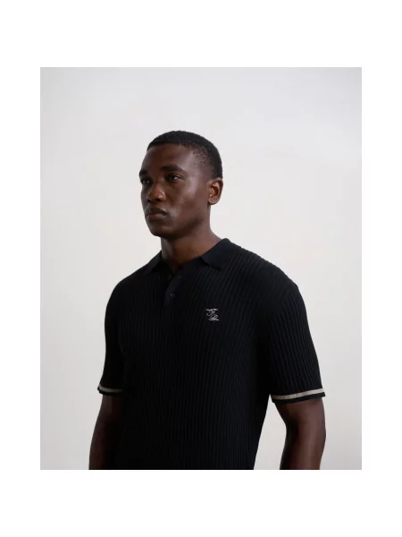 Dzianinowy sweter Filling Pieces czarny