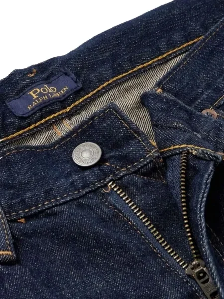 Blugi Polo Ralph Lauren cu broderie albastru