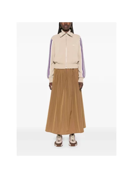 Dzianinowy sweter Autry w paski beżowy