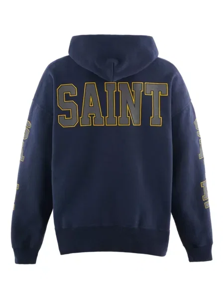 Hanorac cu glugă Saint Mxxxxxx cu imagine albastru
