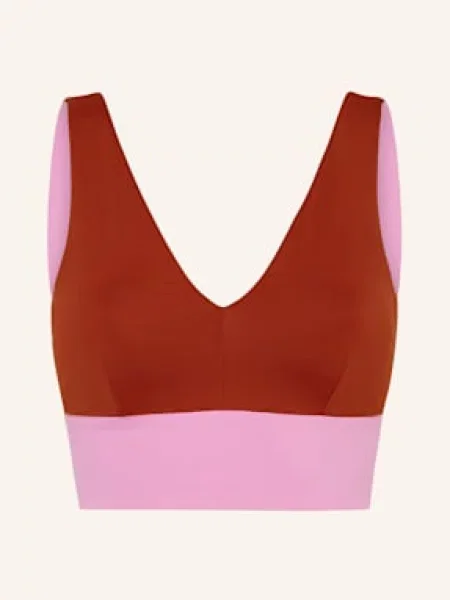 Mymarini Góra Od Bikini Bralette Yogatop Model Dwustronny Z Ochroną Uv pink różowy