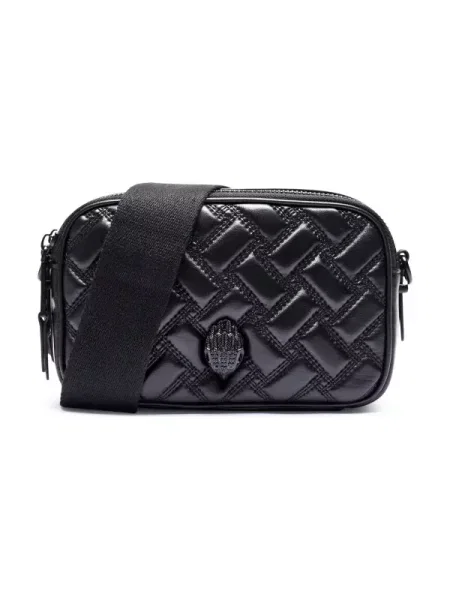 Kurt Geiger De piele geantă poștaș KENSINGTON negru