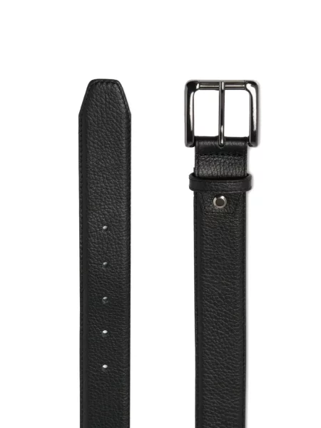 Reglabil curea Lancel din piele negru