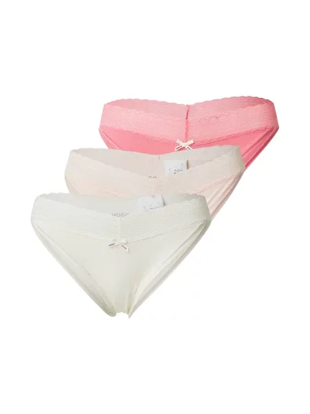 HUGO Spodnje hlačke / korala / pastelno roza bež