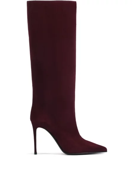 Botine Le Silla din piele de căprioară roșu
