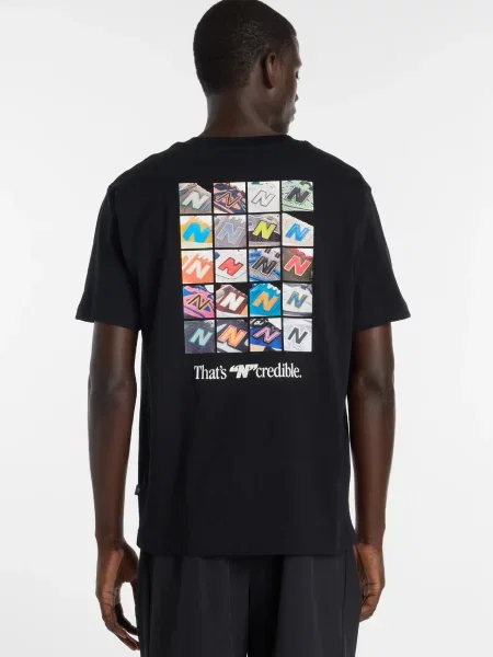 Спортивна футболка New Balance чорна