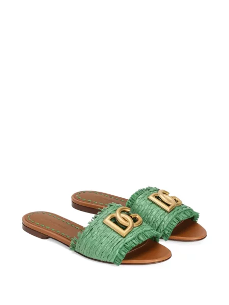 Papuci de casă Dolce & Gabbana verde