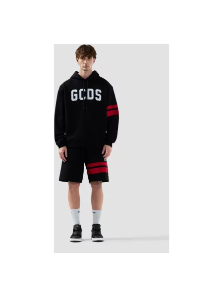 Bluza z kapturem Gcds z logo czarna