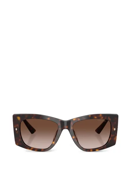 Ochelari de soare Jimmy Choo Eyewear cu autograf maro