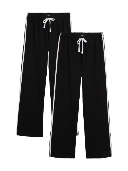 Bonprix Pantaloni negru alb