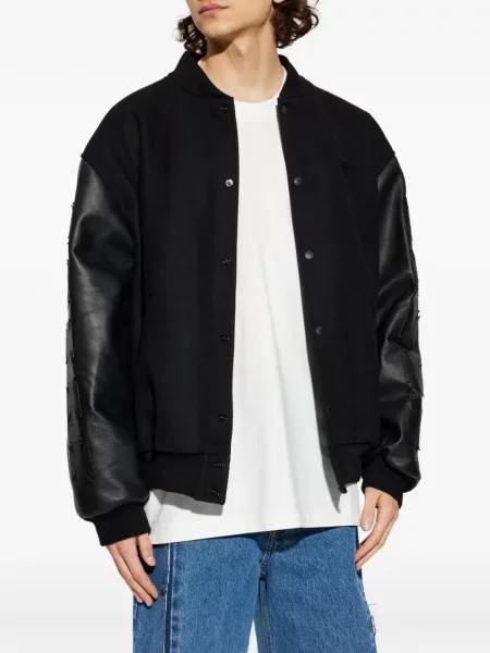 Geacă bomber Vetements cu imagine negru